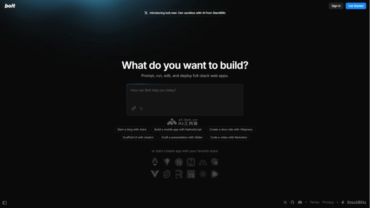 Read more about the article Bolt․ new – AI full-stack web programming tool, automatically write code, run, and deploy | AI toolset