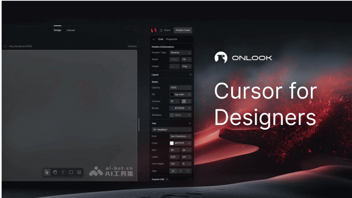 Read more about the article Onlook – Open source AI visual editing tool, automatic synchronization code for design modification | AI tool set