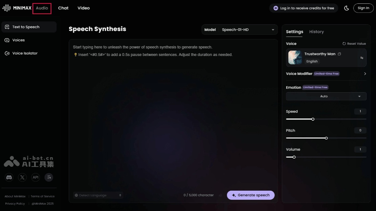 Read more about the article MiniMax Audio – AI voice synthesis tool launched by MiniMax | AI Toolset