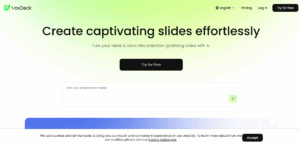Read more about the article VoxDeck – Innovative AI presentation generation tool