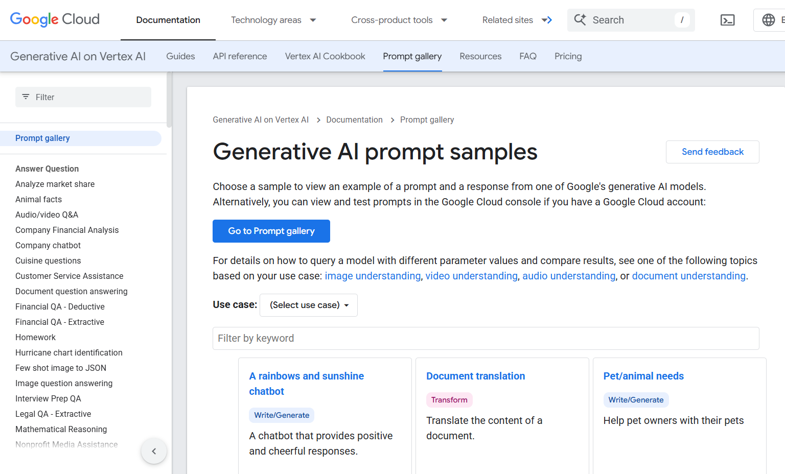 Read more about the article Google AI Prompt Thesaurus – Google’s Generative AI Prompt Word Collection
