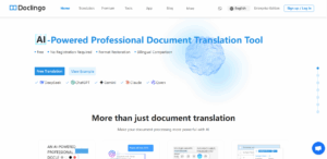Read more about the article Doclingo – Professional AI document translation tool, retaining original layout