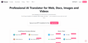 Read more about the article Transor Immersive Translation – Professional AI Translator