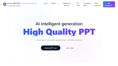 PPT generation tool