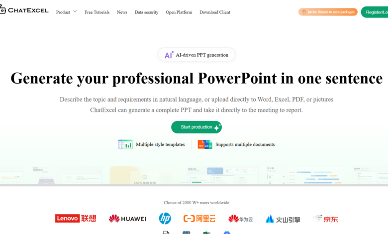 AI Excel table processing