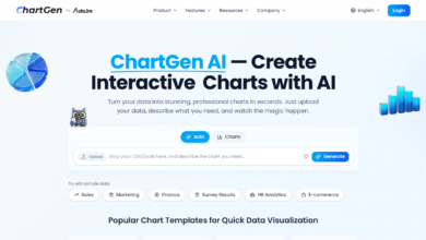 AI chart generation tool