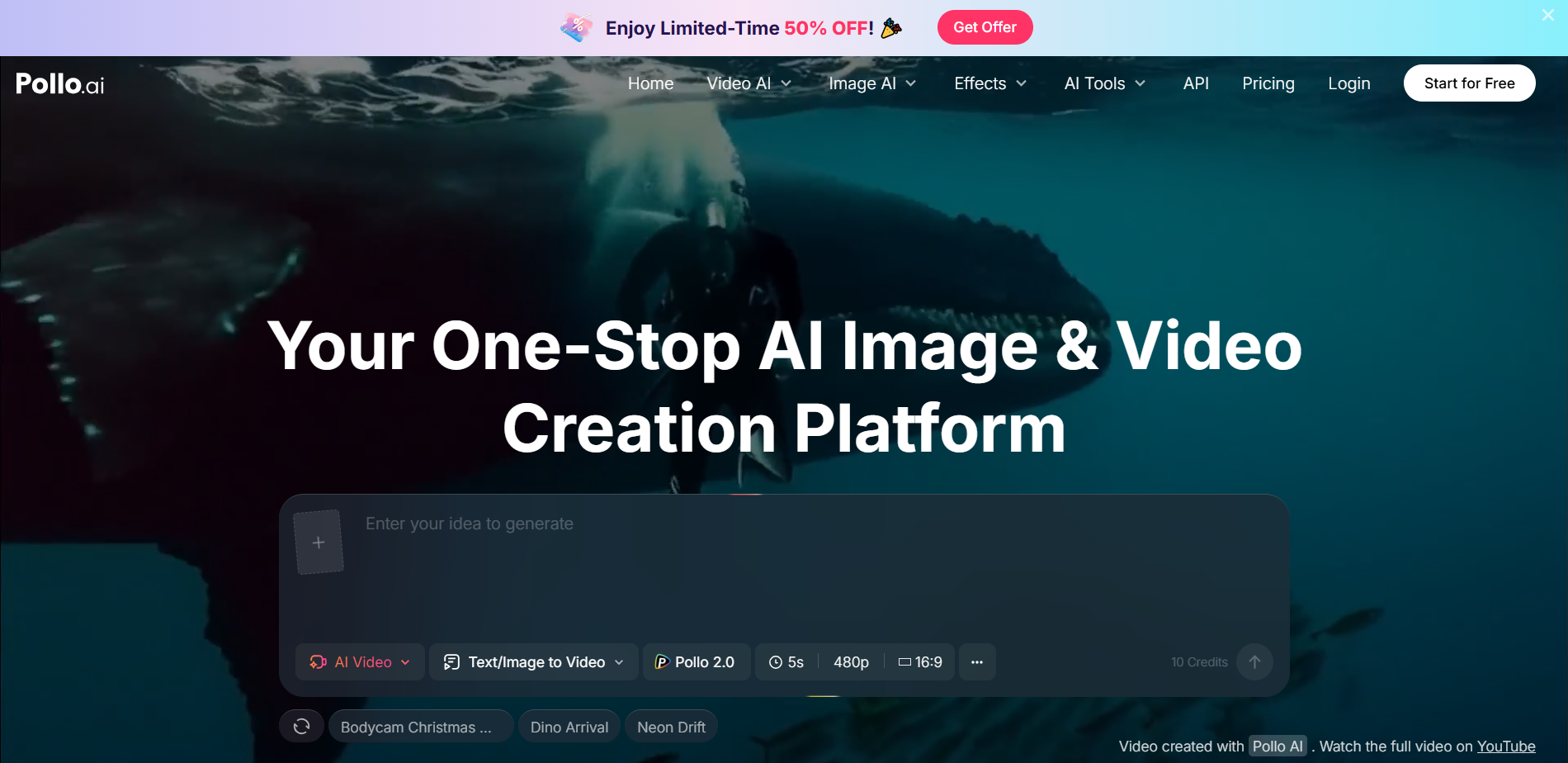 AI image and video creation