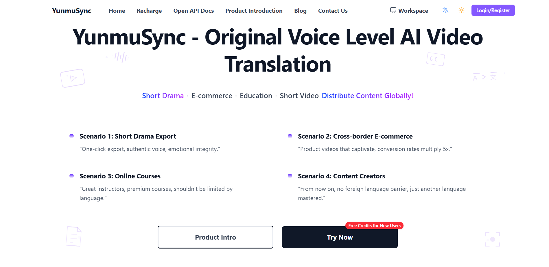 AI video Translation