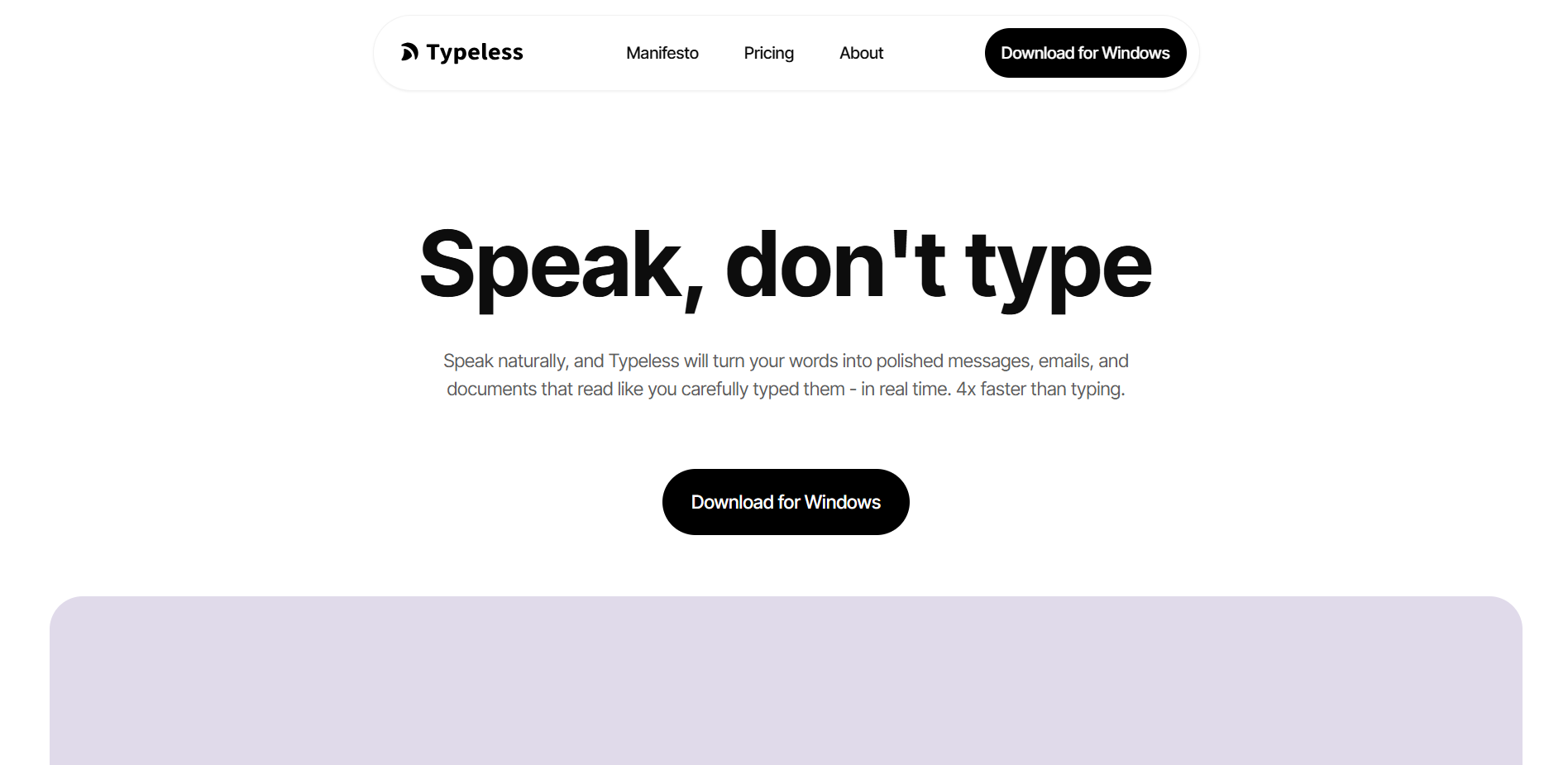 Read more about the article Typeless – AI voice input tool, intelligent contextual polishing