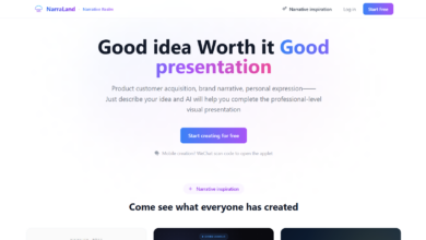 AI intelligent presentation