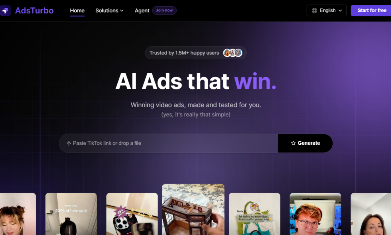 AI video ad generation