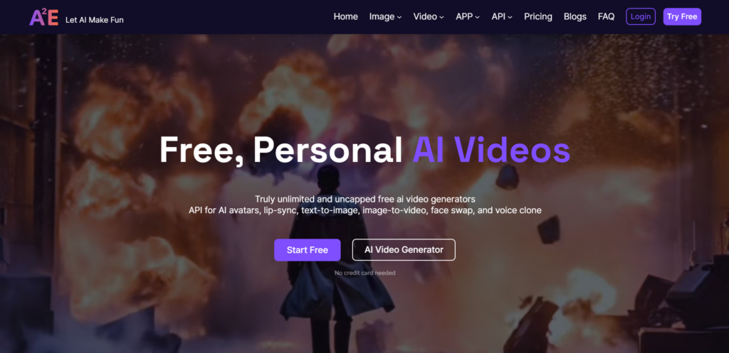 AI video generation platform