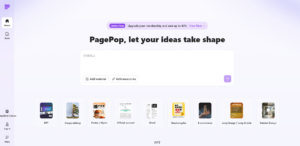 AI content creation and design platform